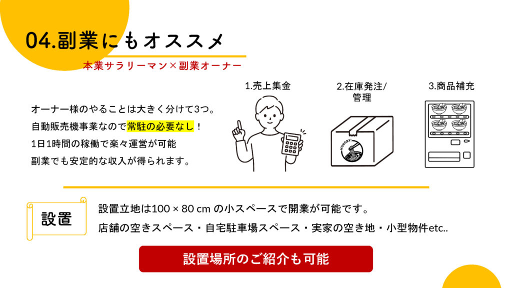 副業にもオススメ